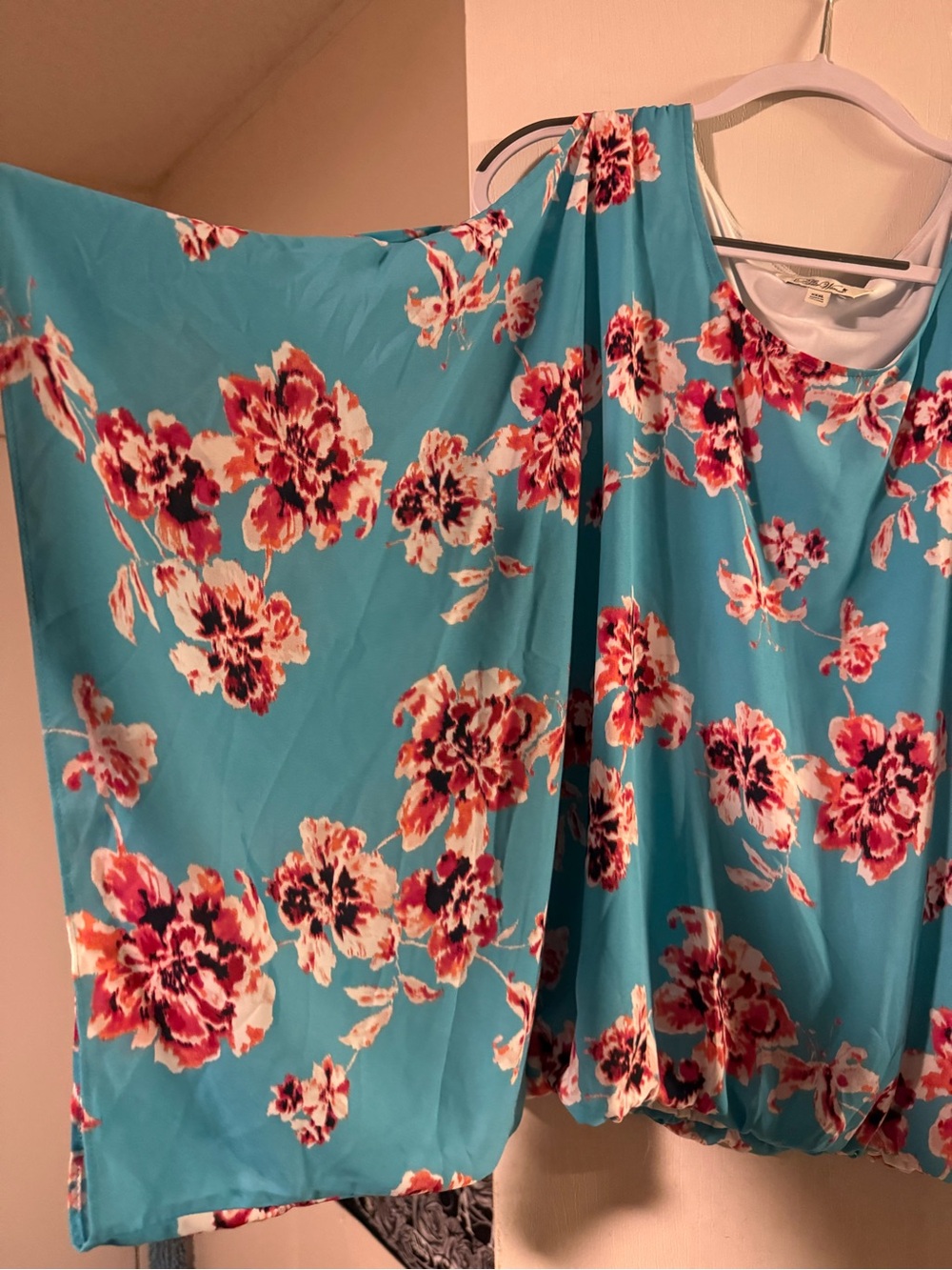 The Pioneer Woman Turquoise Floral Blouse